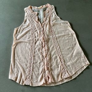 Anthropologie Blush Top